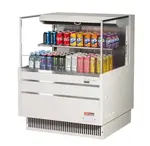 Turbo Air TOM-36L-UF-W(B)-2S-N Merchandiser, Open Refrigerated Display