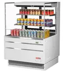 Turbo Air TOM-36L-UFD-W(B)-3S-N Merchandiser, Open Refrigerated Display