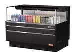 Turbo Air TOM-48L-UF-W(B)-1S-N Merchandiser, Open Refrigerated Display