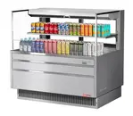 Turbo Air TOM-48L-UFD-S-2S-N Merchandiser, Open Refrigerated Display