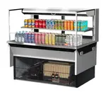 Turbo Air TOM-48L-UFD-S-2SI-N Display Case, Refrigerated, Drop In