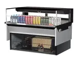 Turbo Air TOM-48L-UFD-W(B)-1SI-N Display Case, Refrigerated, Drop In