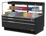 Turbo Air TOM-60L-UFD-W(B)-2S-N Merchandiser, Open Refrigerated Display