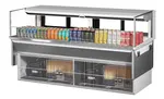 Turbo Air TOM-72L-UFD-W(B)-1SI-N Display Case, Refrigerated, Drop In