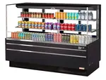 Turbo Air TOM-72L-UFD-W(B)-3S-N Merchandiser, Open Refrigerated Display