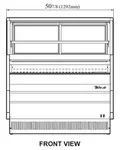 Turbo Air TOM-W-50SB-N Merchandiser, Open Refrigerated Display