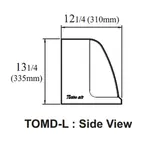 Turbo Air TOMD-50LW Display Case, Non-Refrigerated Countertop