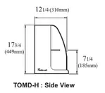 Turbo Air TOMD-75HW Display Case, Non-Refrigerated Countertop