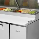 Turbo Air TPR-93SD-D4-N Refrigerated Counter, Pizza Prep Table