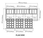 Turbo Air TPR-93SD-D6-N Refrigerated Counter, Pizza Prep Table