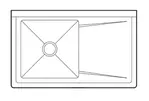 Turbo Air TSA-1-12-R1 Sink, (1) One Compartment