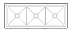 Turbo Air TSA-3-14-N Sink, (3) Three Compartment