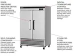 Turbo Air TSR-49SD-N6 Refrigerator, Reach-in