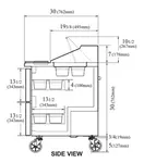 Turbo Air TST-48SD-D2-N Refrigerated Counter, Sandwich / Salad Unit