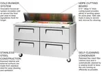 Turbo Air TST-60SD-D4-N Refrigerated Counter, Sandwich / Salad Unit