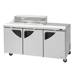 Turbo Air TST-72SD-12S-N-CL Refrigerated Counter, Sandwich / Salad Unit