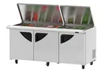 Turbo Air TST-72SD-30-N-FL Refrigerated Counter, Mega Top Sandwich / Salad Un