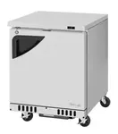 Turbo Air TUF-28SD-FB-N Freezer, Undercounter, Reach-In