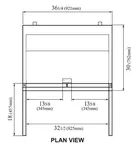 Turbo Air TUR-36SD-N6 Refrigerator, Undercounter, Reach-In