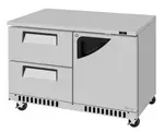Turbo Air TUR-48SD-D2R(L)-FB-N Refrigerator, Undercounter, Reach-In
