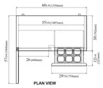 Turbo Air TUR-60SD-D2-N Refrigerator, Undercounter, Reach-In