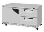 Turbo Air TUR-60SD-D2R(L)-FB-N Refrigerator, Undercounter, Reach-In