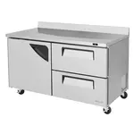 Turbo Air TWR-60SD-D2-N Refrigerated Counter, Work Top