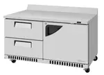 Turbo Air TWR-60SD-D2R(L)-FB-N Refrigerated Counter, Work Top