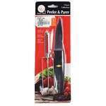 Peeler and Paring Set, stainless steel, United Power Group 51188