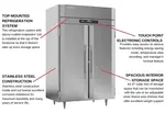 Victory Refrigeration RS-2D-S1-HC Refrigerator, Reach-in