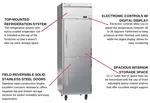 Victory Refrigeration VERSA-1D-HD-HC Refrigerator, Reach-in