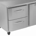 Victory Refrigeration VWRD67HC-2 Refrigerated Counter, Work Top