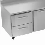 Victory Refrigeration VWRD93HC-2 Refrigerated Counter, Work Top