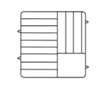 Vollrath PM1211-6 Dishwasher Rack, Plates