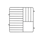 Vollrath PM1510-5 Dishwasher Rack, Plates