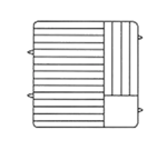 Vollrath PM1912-6 Dishwasher Rack, Plates