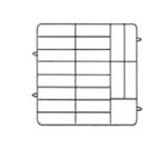 Vollrath PM2006-3 Dishwasher Rack, Plates