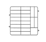Vollrath PM2006-3 Dishwasher Rack, Plates