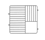 Vollrath PM2110-5 Dishwasher Rack, Plates