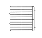 Vollrath PM3208-4 Dishwasher Rack, Plates