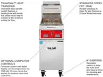 Vulcan 1TR45AF Fryer, Gas, Floor Model, Full Pot