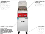 Vulcan 1TR65A Fryer, Gas, Floor Model, Full Pot