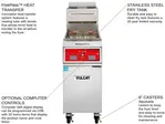 Vulcan 1VK45A Fryer, Gas, Floor Model, Full Pot