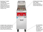 Vulcan 1VK45CF Fryer, Gas, Floor Model, Full Pot