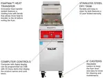 Vulcan 1VK65C Fryer, Gas, Floor Model, Full Pot