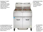 Vulcan 2VK45AF Fryer, Gas, Multiple Battery