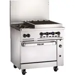 Vulcan 36C-2B24CBN Range, 36" Restaurant, Gas