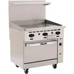 Vulcan 36C-36GT Range, 36" Restaurant, Gas