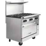 Vulcan 36S-6BP Range, 36" Restaurant, Gas