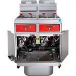 Vulcan 3VK45CF Fryer, Gas, Multiple Battery